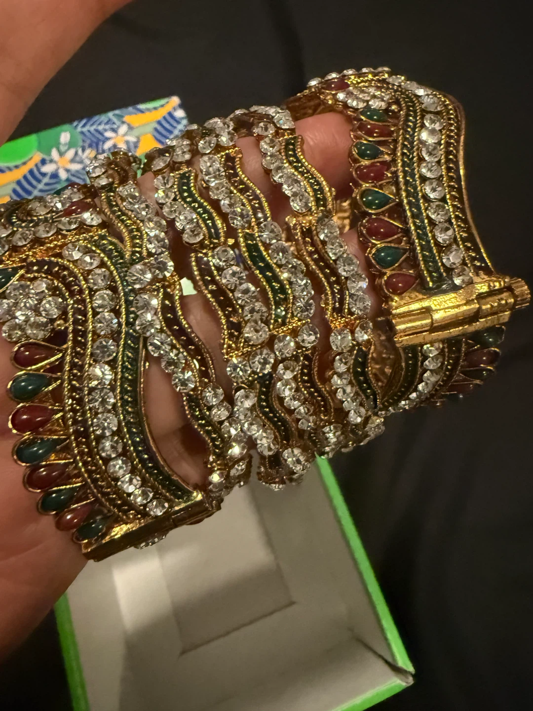Set of 6 Embellished Bangles - photo 5