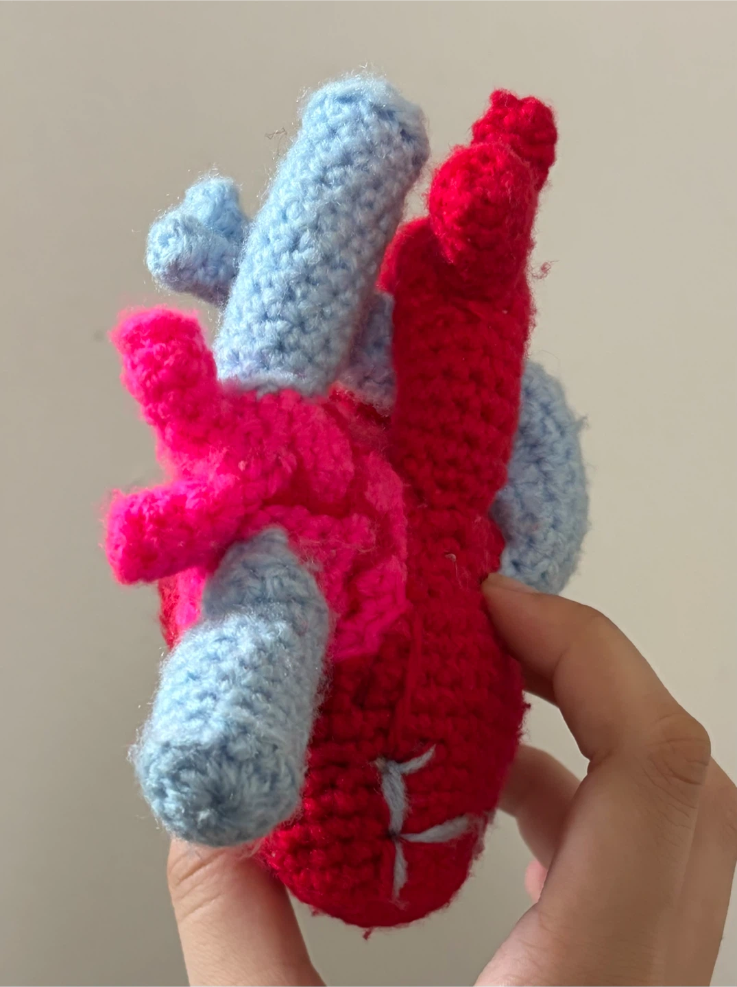 Handmade Crochet Anatomical Heart - photo 3