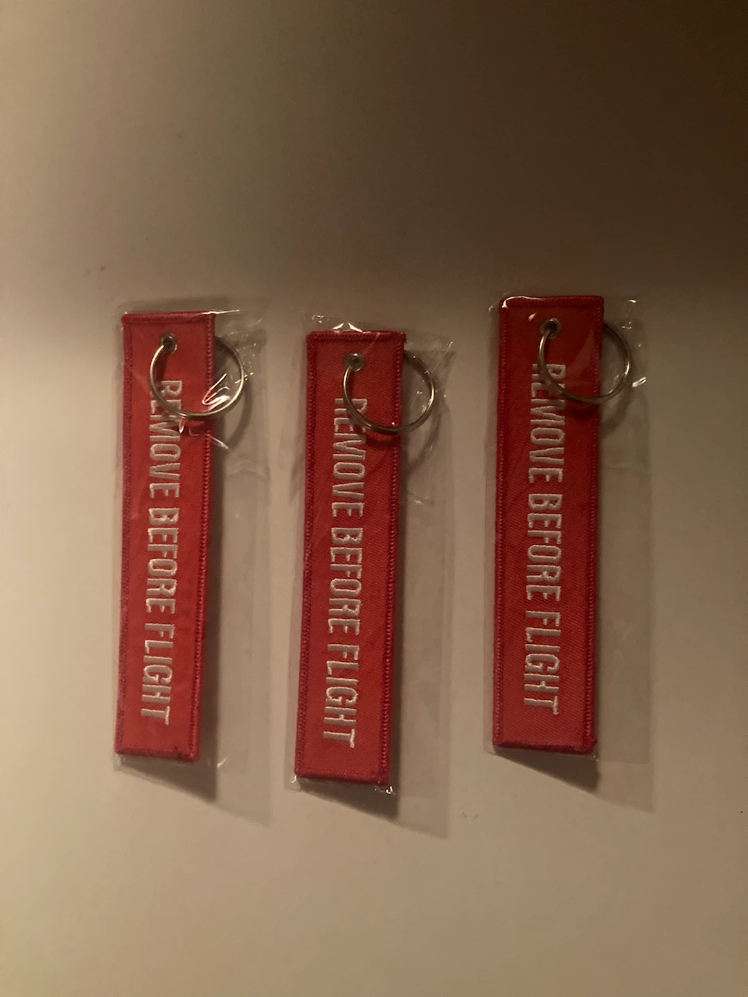 Air Canada "Remove Before Flight" Keychain Fob (Set of 3) - photo 2