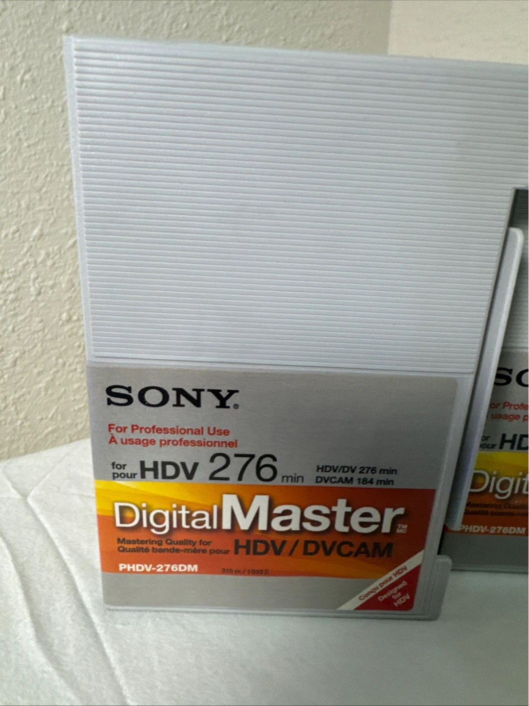 Sony HDV 276 min DigitalMaster HDV/DVCAM Tapes (Lot of 4) - photo 2