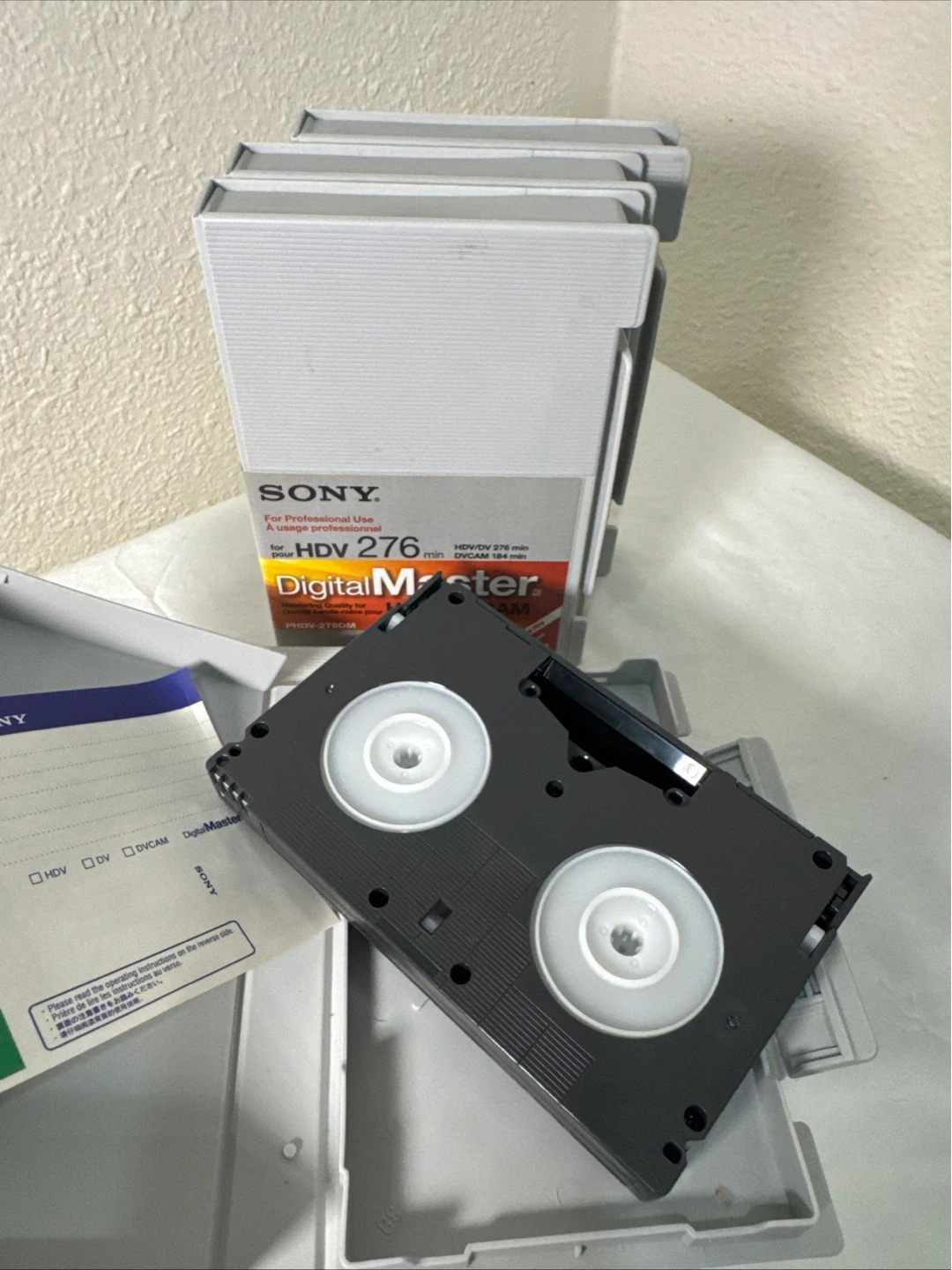 Sony HDV 276 min DigitalMaster HDV/DVCAM Tapes (Lot of 4) - photo 5