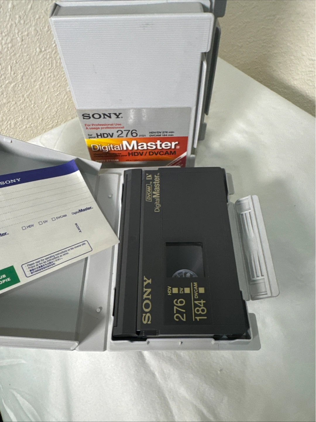 Sony HDV 276 min DigitalMaster HDV/DVCAM Tapes (Lot of 4) - photo 4