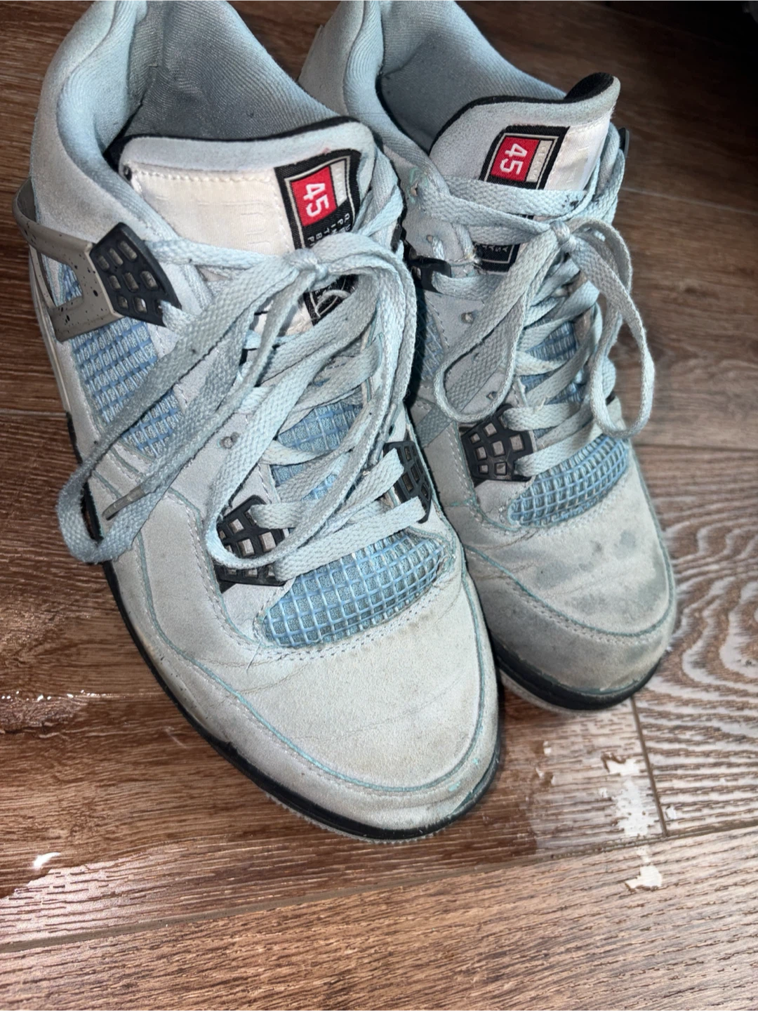 Air Jordan 4 Retro Powder Blue US 8.5 - photo 2