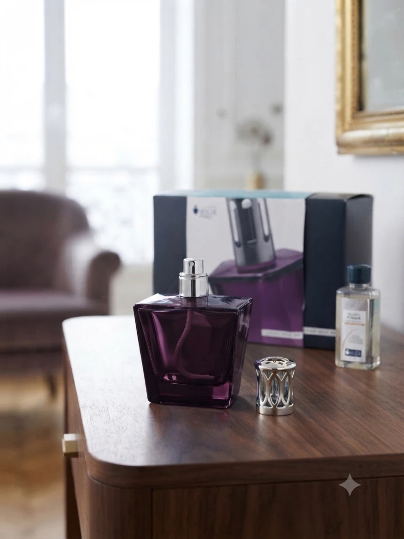 Authentic Lampe Berger Catalytic Lamp Set – Deep Purple