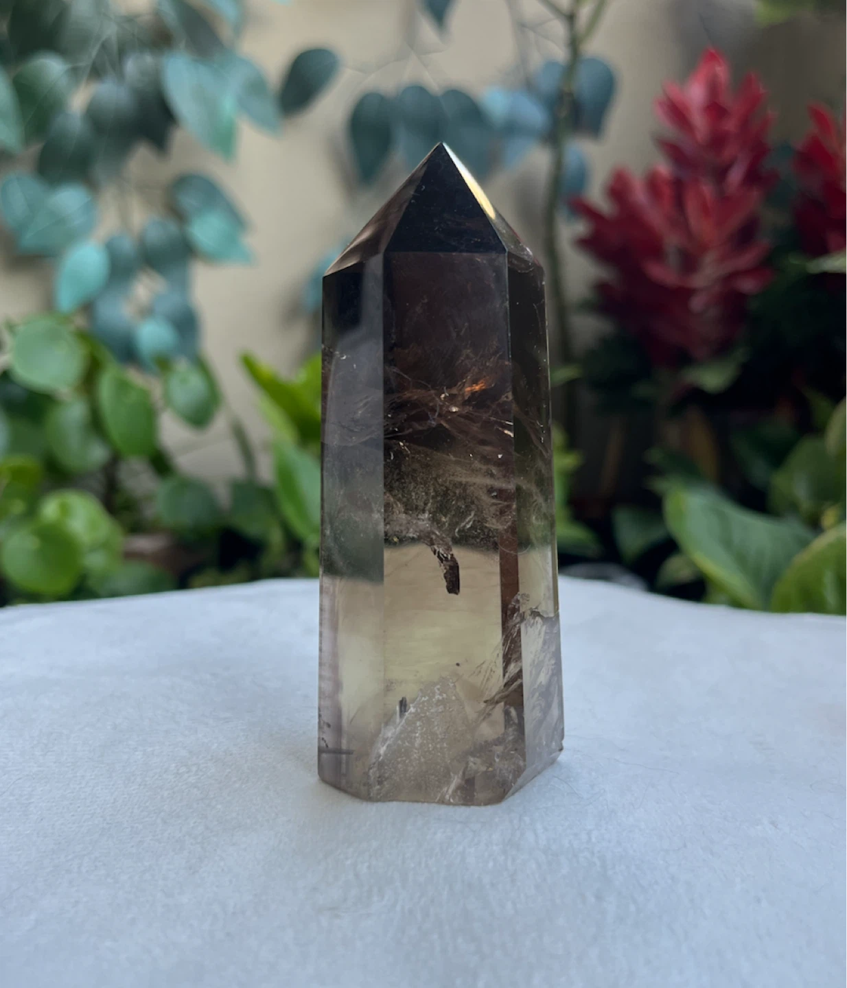 Smoky Citrine Crystal Tower – 4” / 10.7 oz