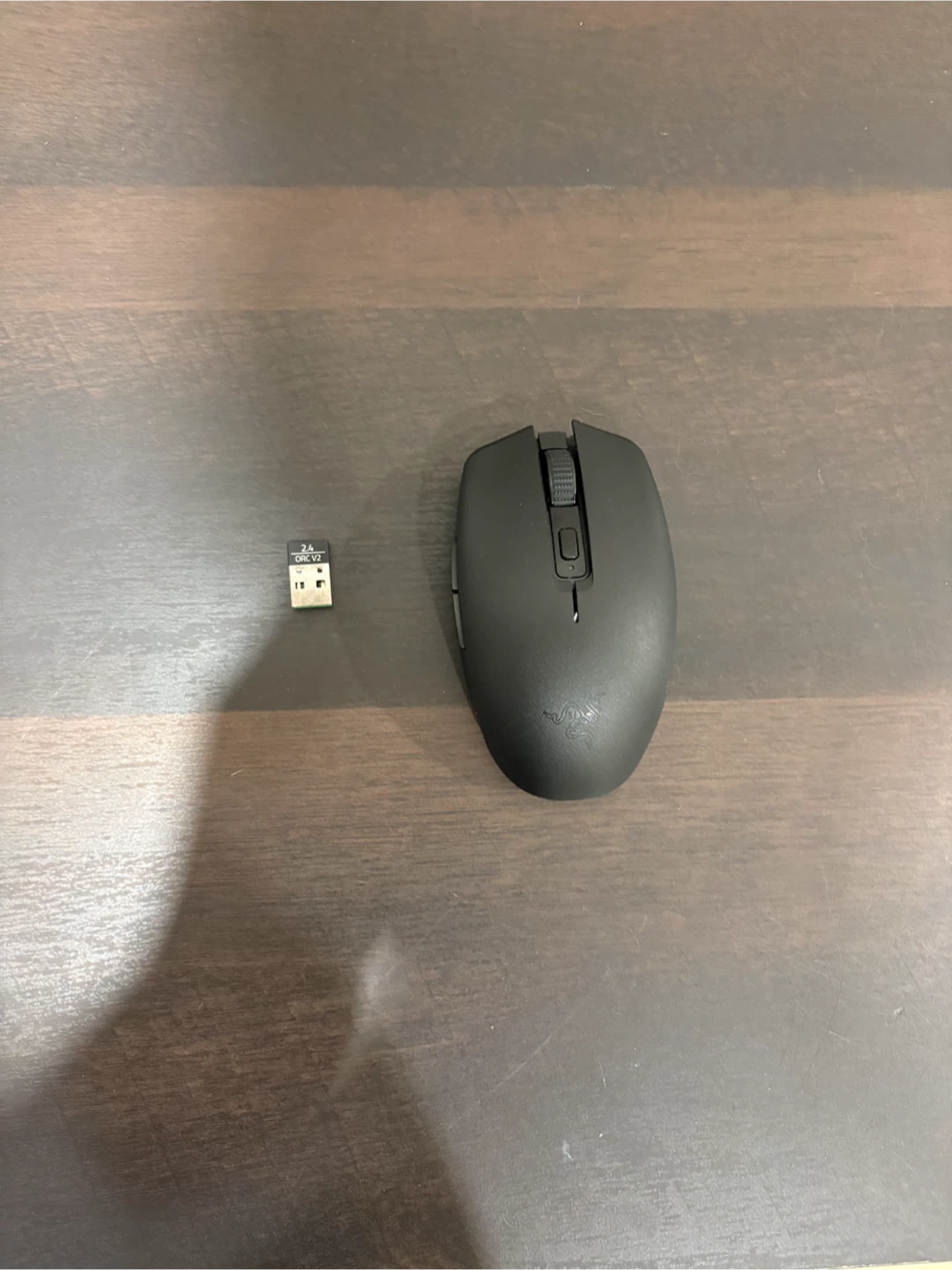 Black Wireless Computer Mouse with USB Dongle