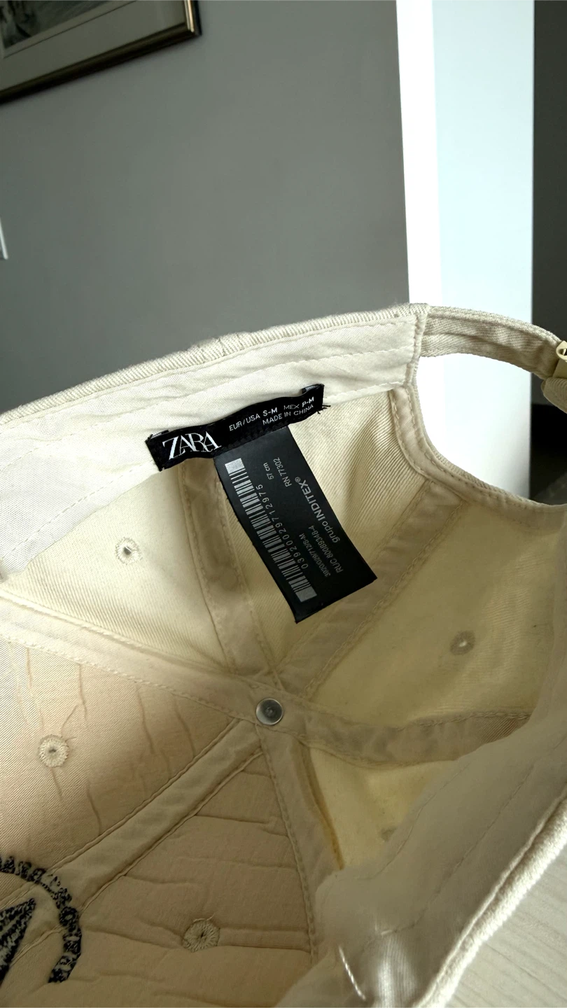 Zara embroidered twill cap - photo 3