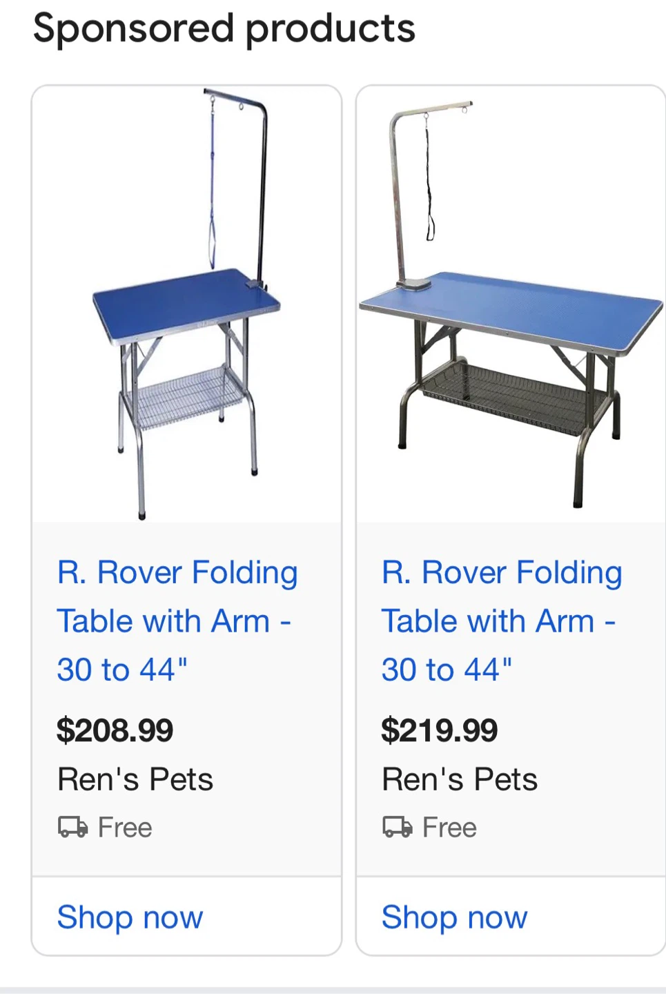Folding Grooming Table with Arm - photo 2
