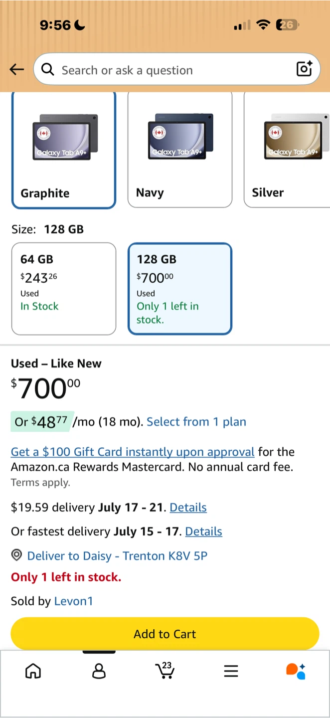 Samsung Galaxy Tab A9+ 128 GB Graphite - photo 5