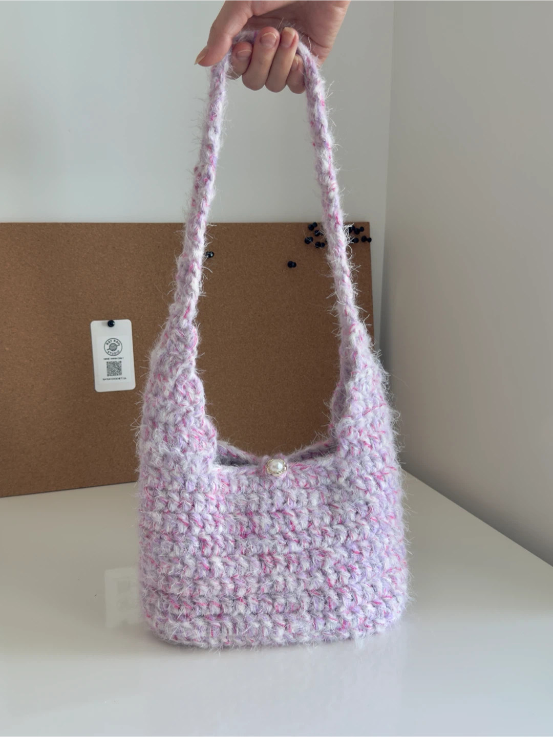 ON SALE！100% handmade crochet should bag