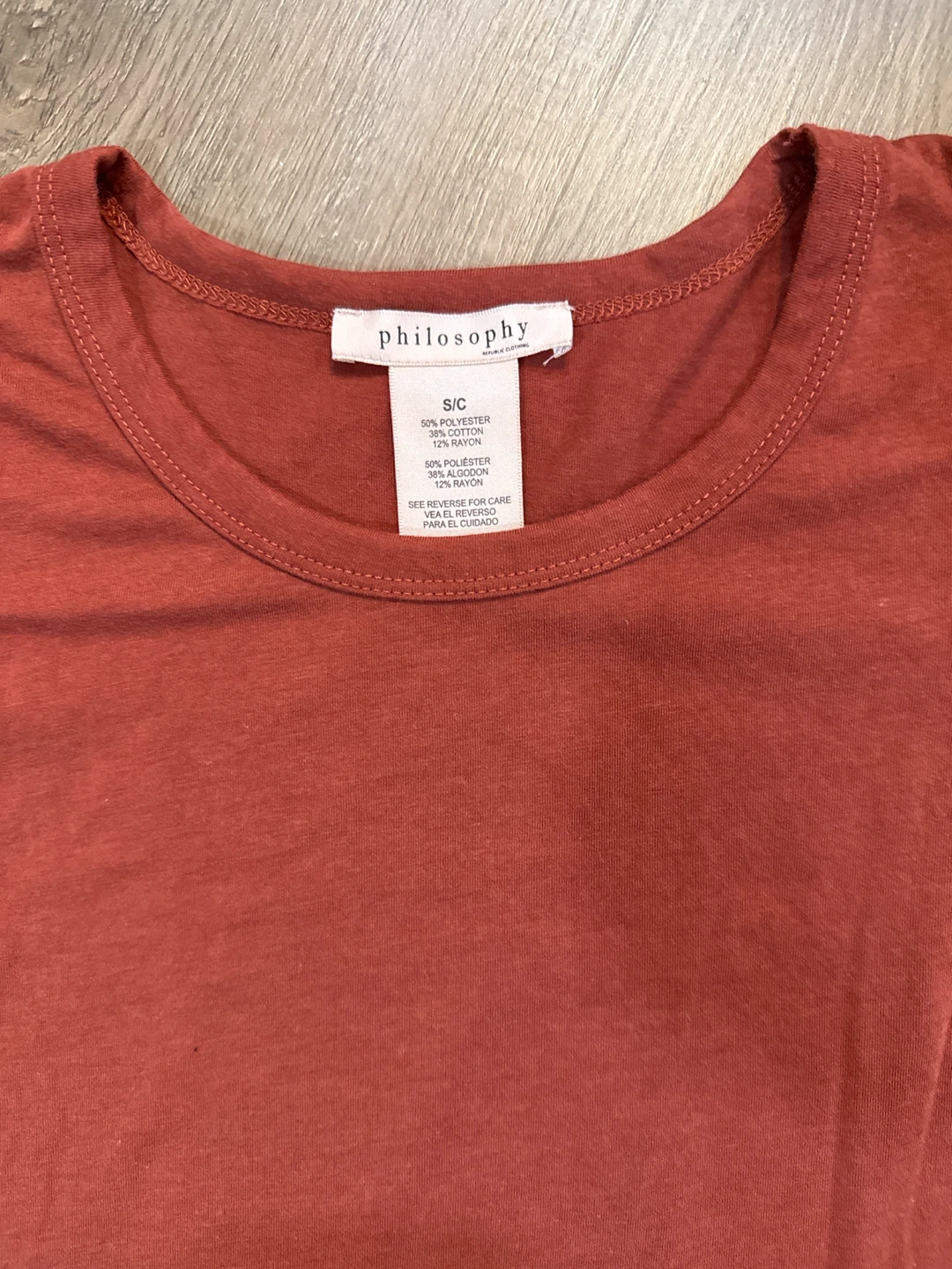 Philosophy Short Sleeve T-Shirt size small - photo 2
