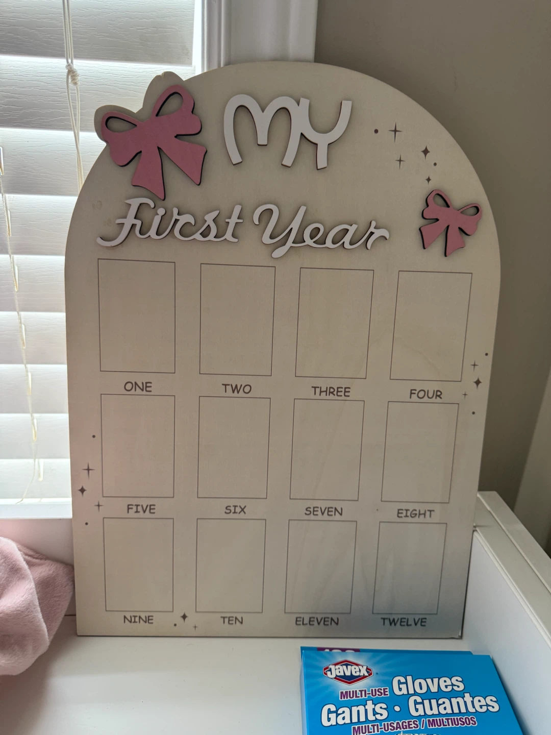 My First Year Photo Display Board