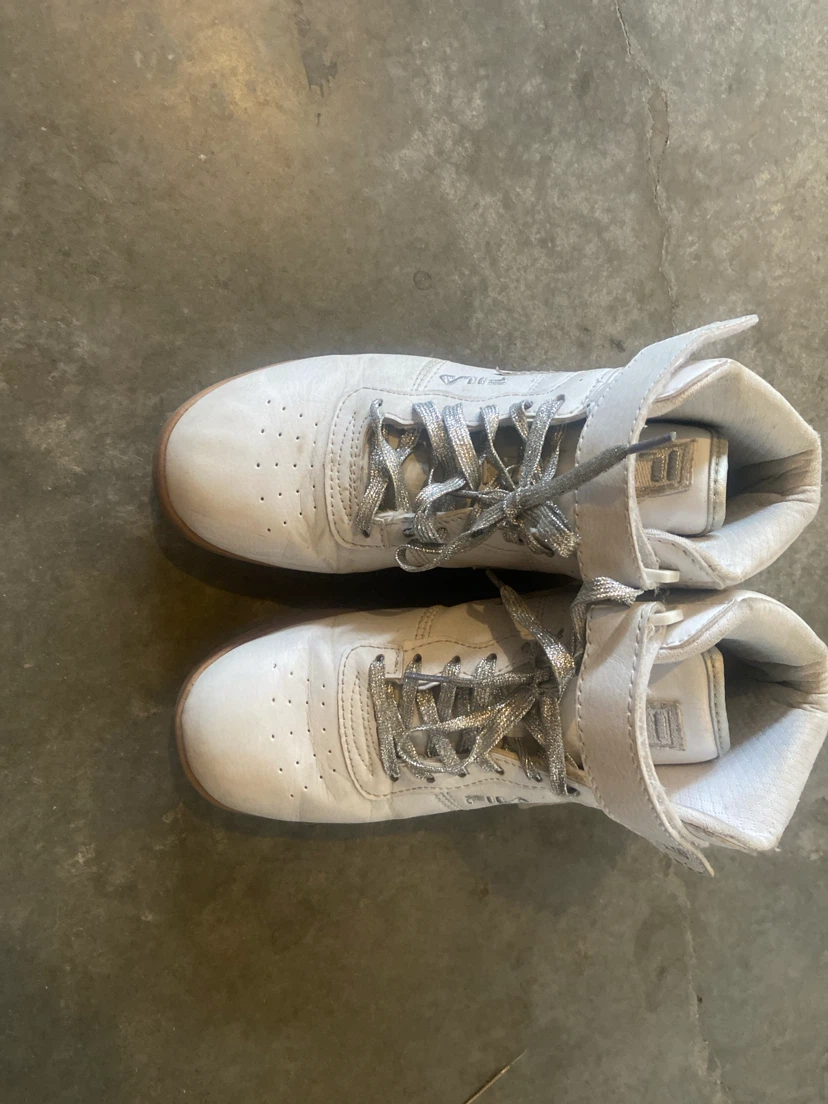 Fila High-Top Sneakers - White/Silver - photo 2