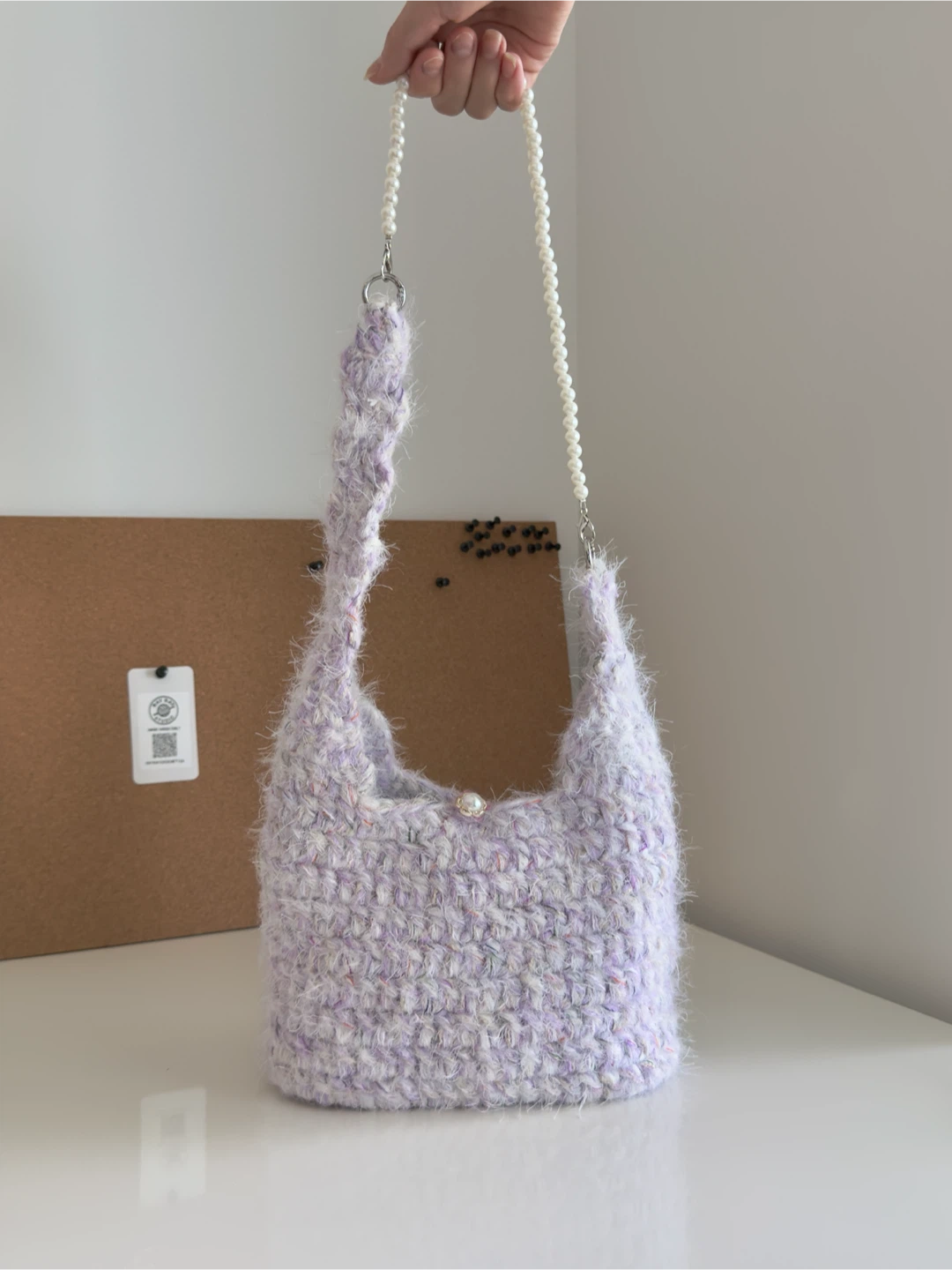 ON SALE！100% handmade crochet should bag