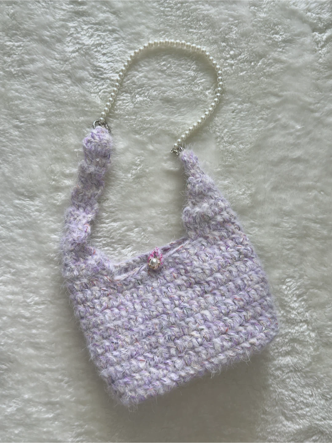 ON SALE！100% handmade crochet should bag - photo 2