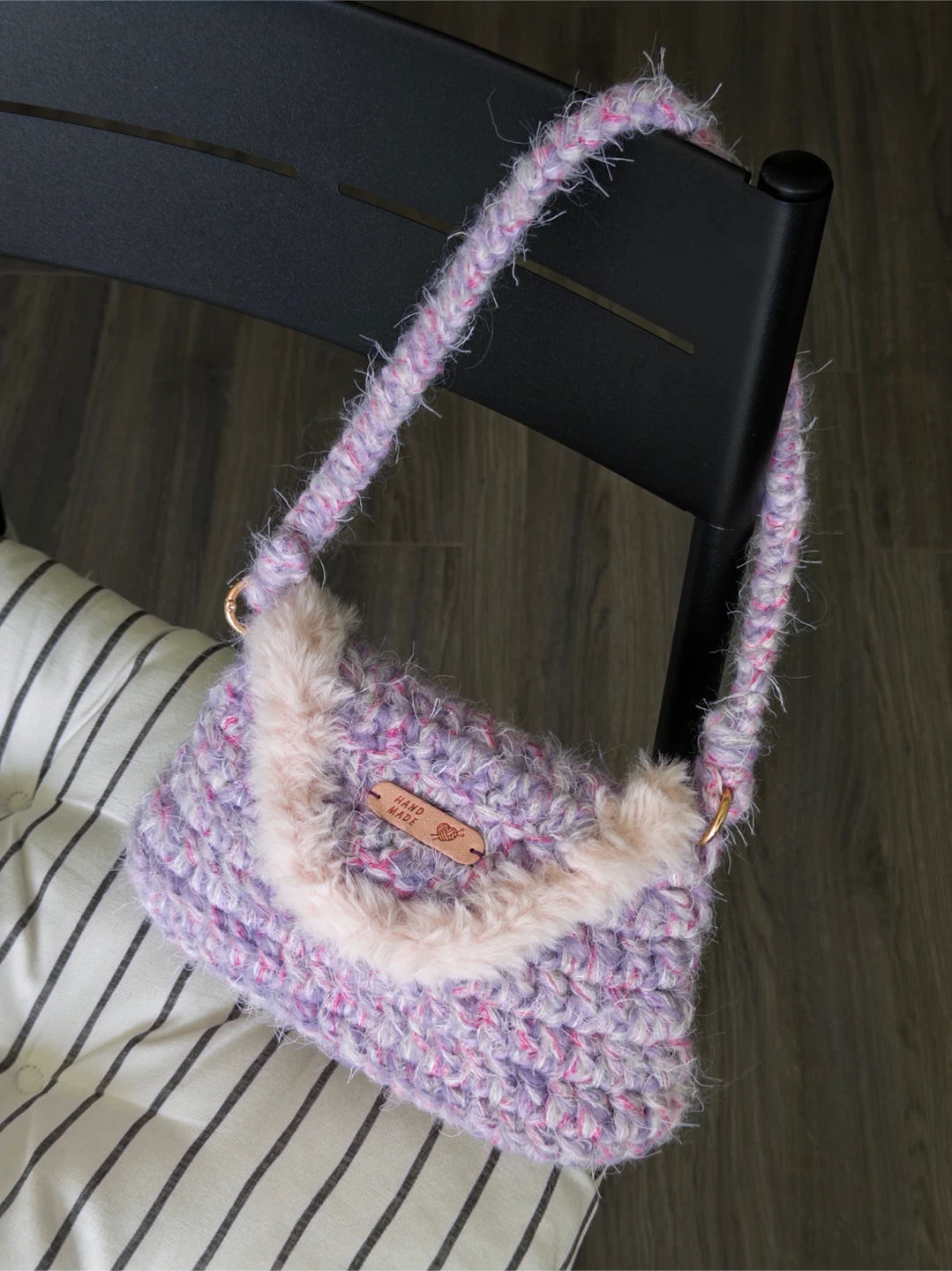 ON SALE！100% handmade crochet should bag