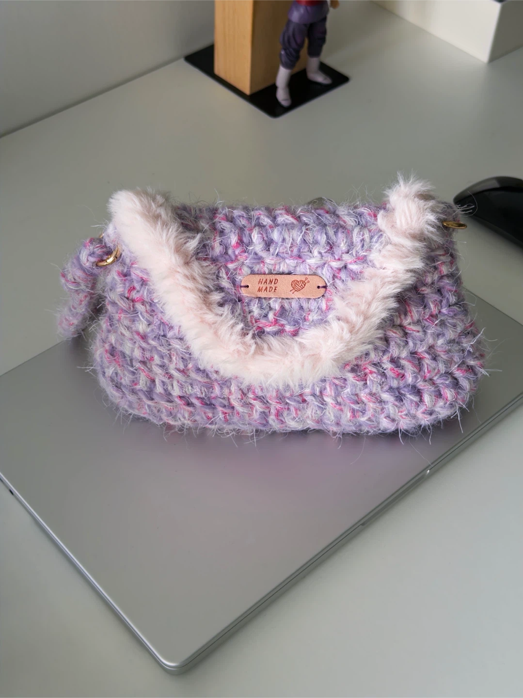 ON SALE！100% handmade crochet should bag - photo 2