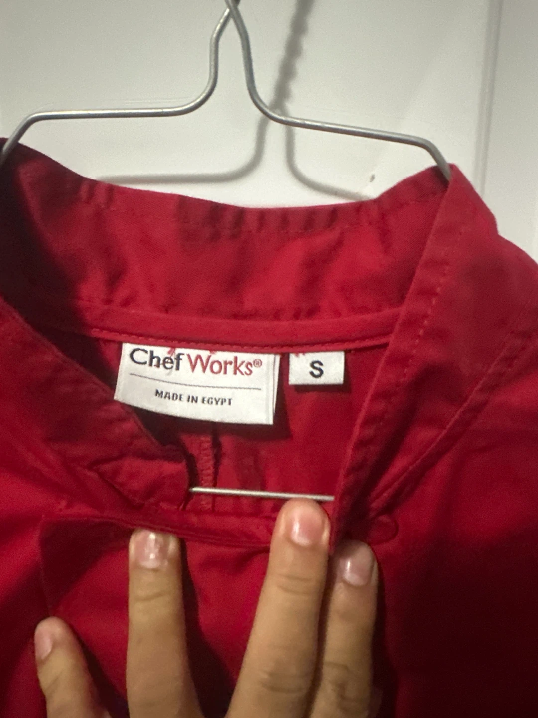 Chef Works Red Chef Coat - Size S - photo 3
