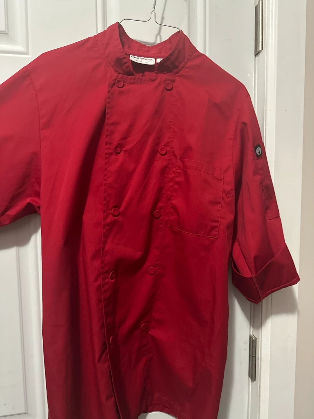 Chef Works Red Chef Coat - Size S - photo 4