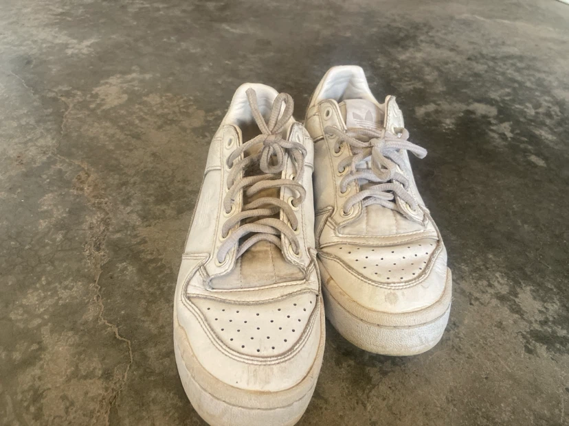 Adidas White Sneakers Size 6