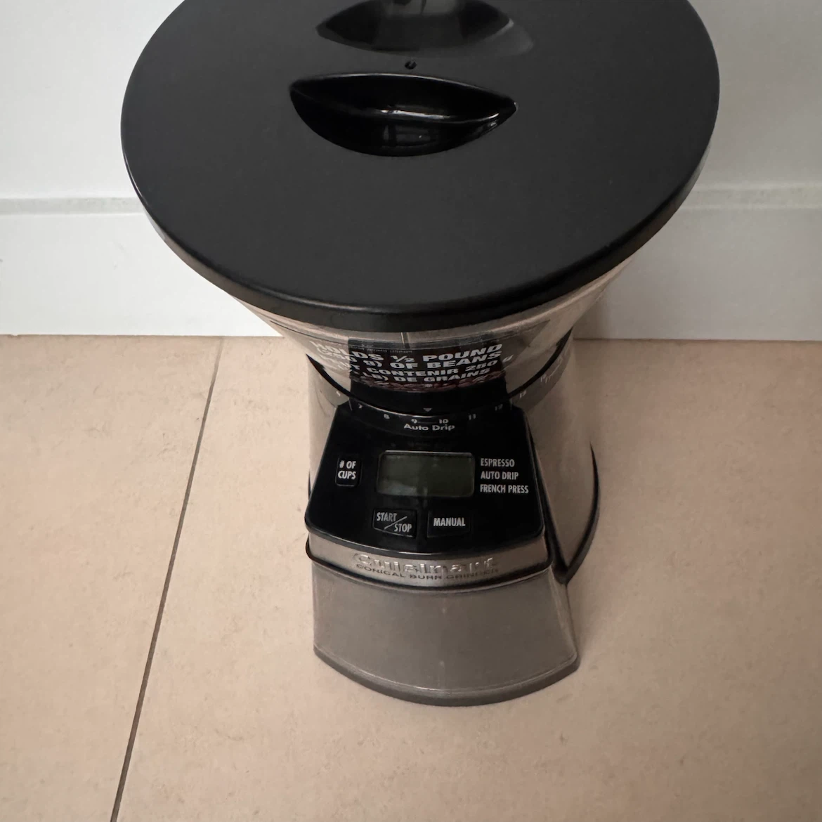 Cuisinart Conical Burr Coffee Grinder - photo 2