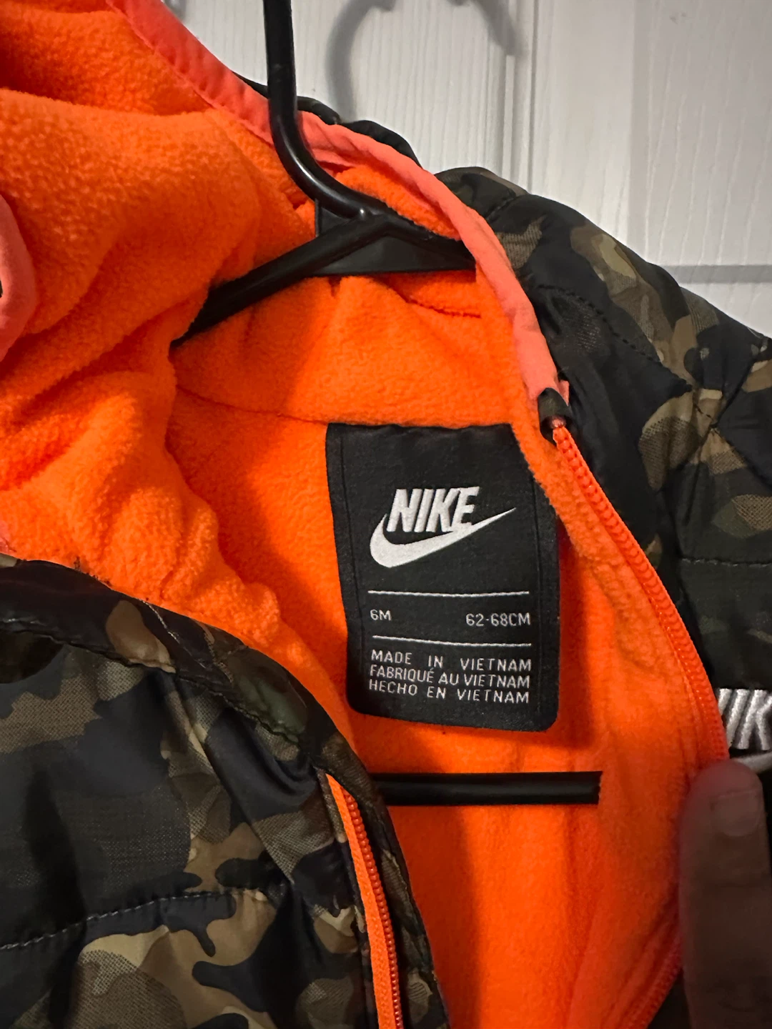 Nike Baby Snowsuit Camo Size 6-9M - photo 3