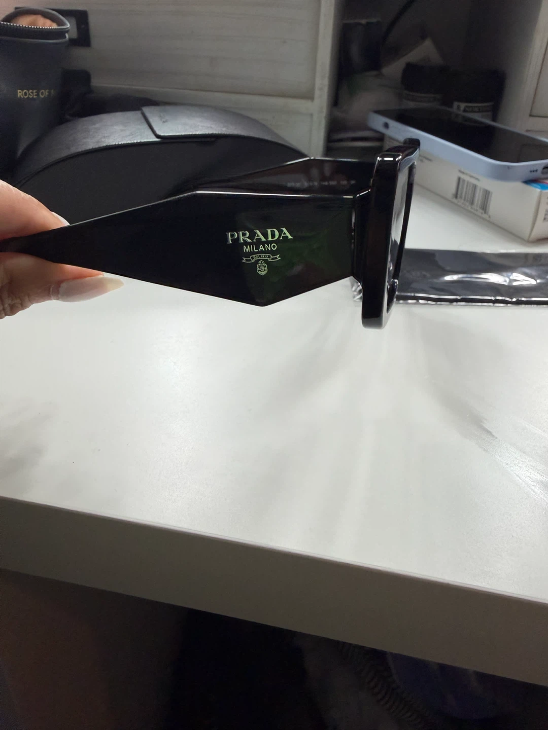 Prada Milano Black Sunglasses with Case - photo 4