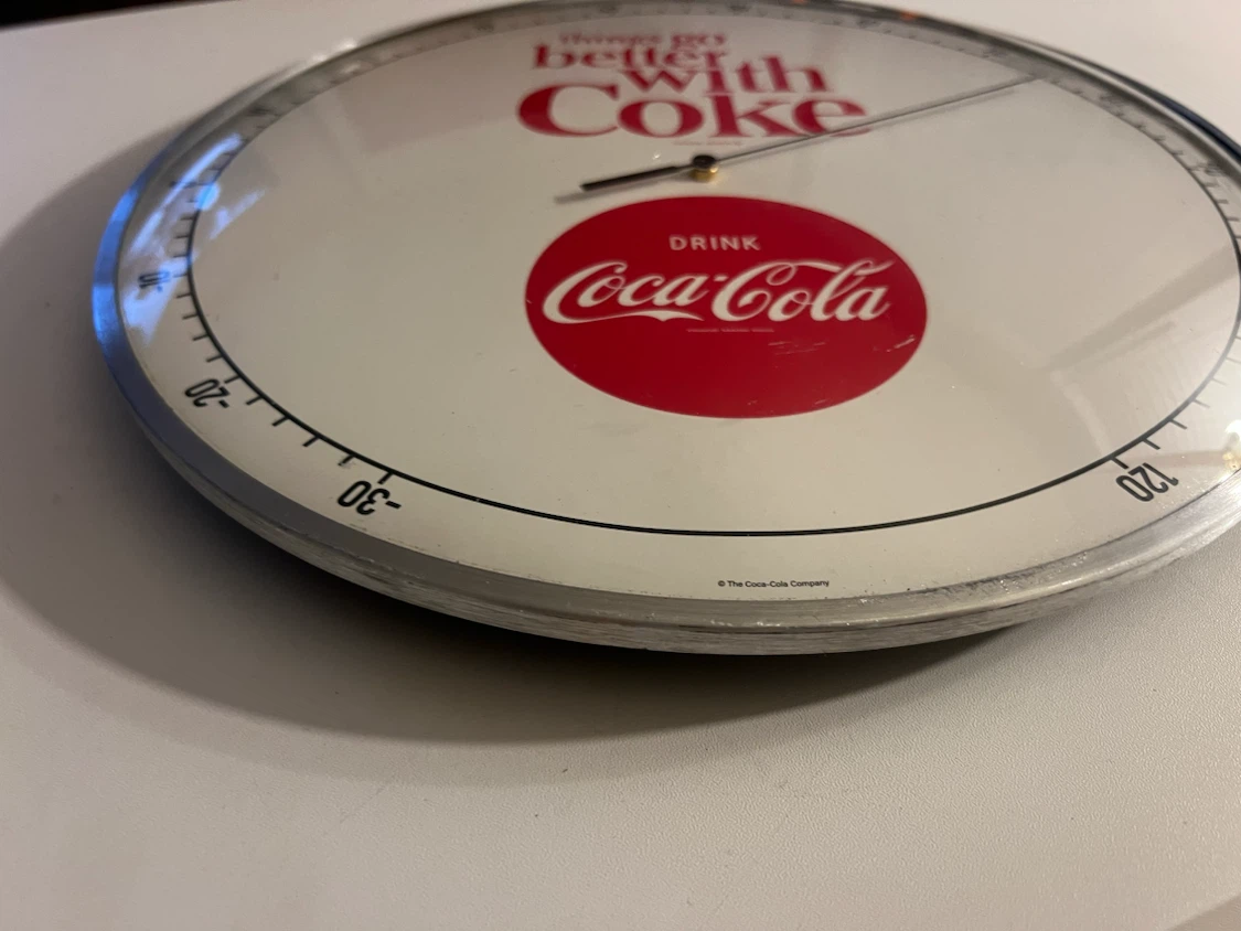 Coca-Cola "Things Go Better With Coke" THERMOMETER - photo 4