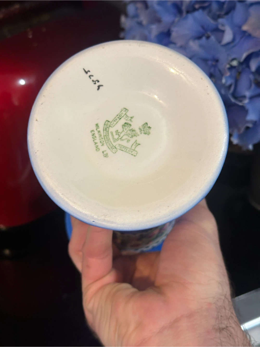 Art Deco Wilkinson Ltd, England Trumpet Vase," "8.25 inches - photo 4