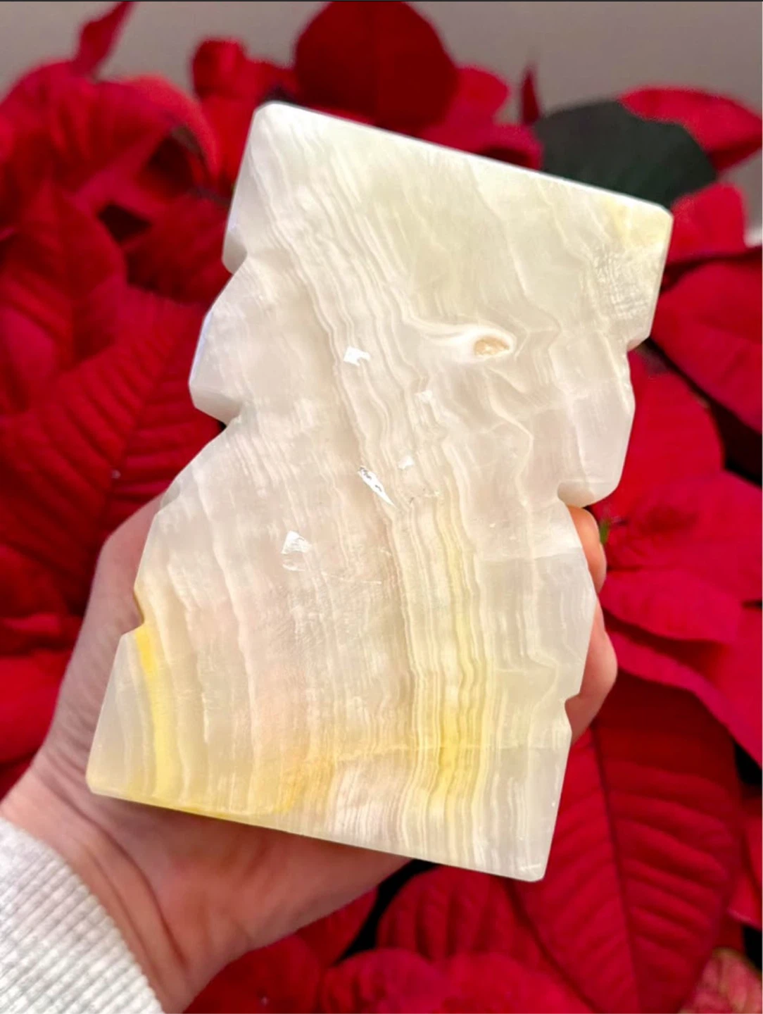 Aztec Onyx Bookend Figurine Marbled Beige - photo 5