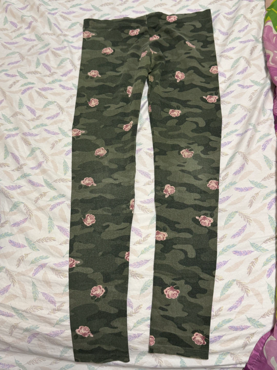 Girls' Leggings Camo Rose Print - photo 2