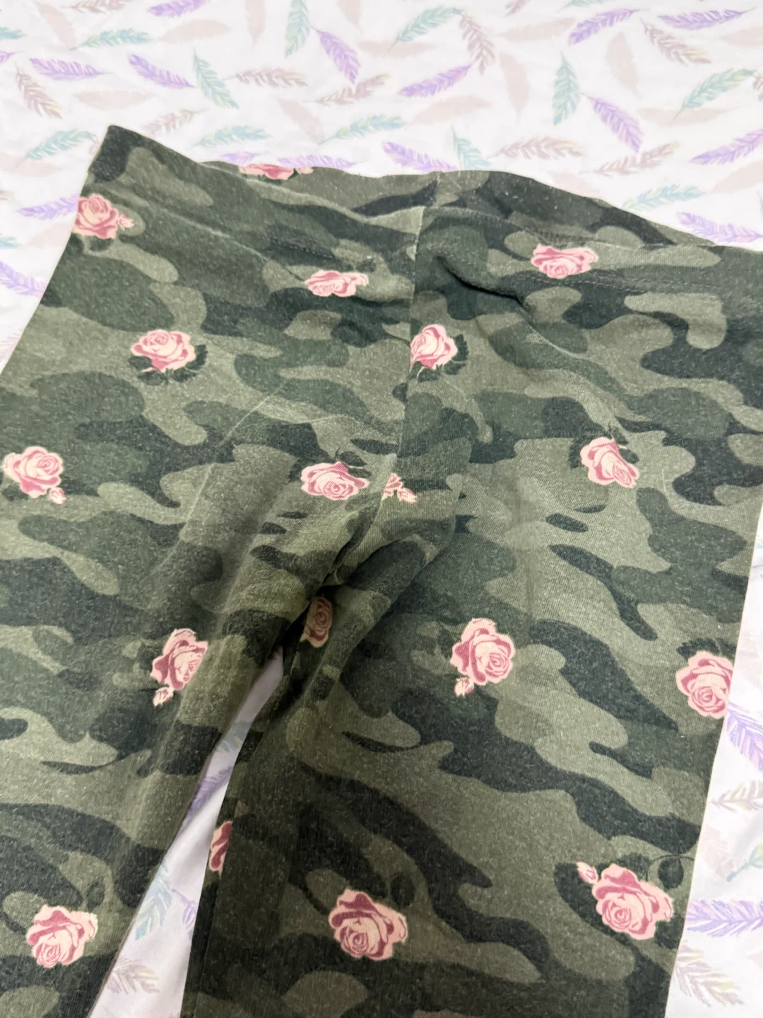 Girls' Leggings Camo Rose Print - photo 3
