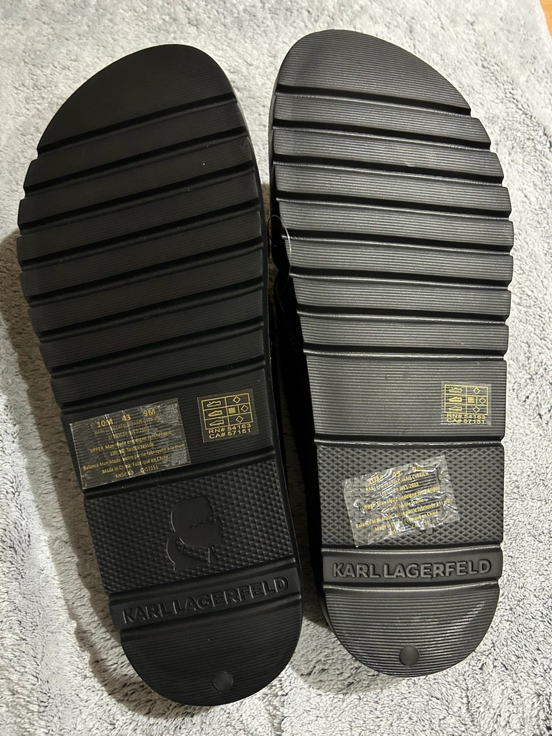 Karl Lagerfeld Women's Brown Slides