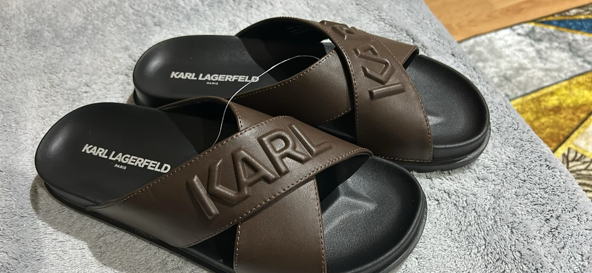 Karl Lagerfeld Women's Brown Slides - photo 2