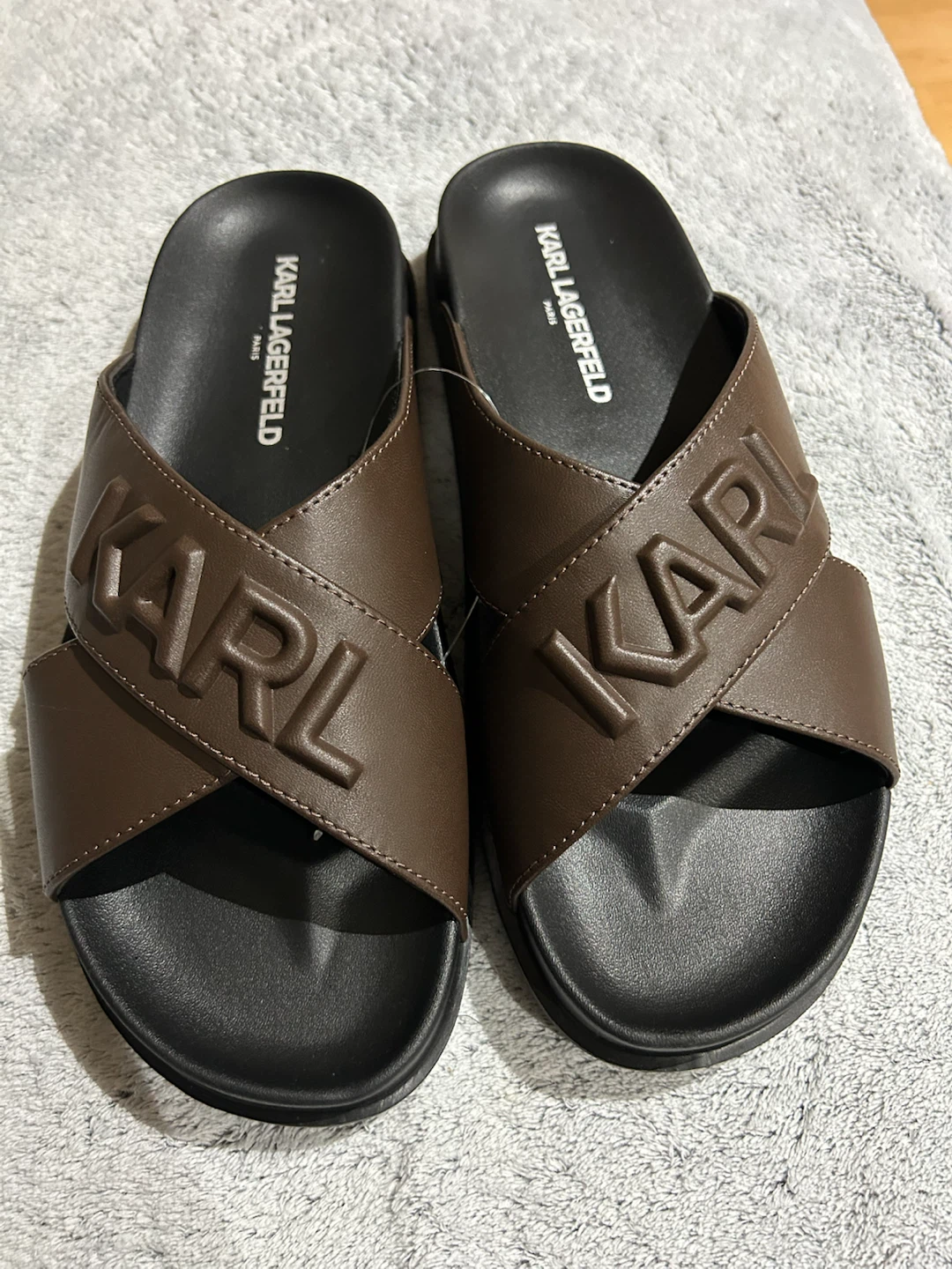 Karl Lagerfeld Women's Brown Slides - photo 3