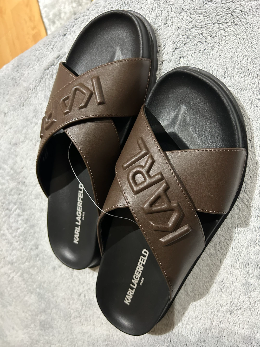Karl Lagerfeld Women's Brown Slides - photo 4