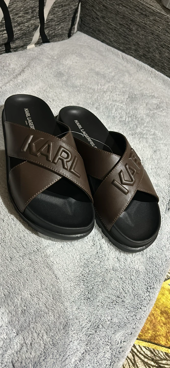 Karl Lagerfeld Women's Brown Slides - photo 5