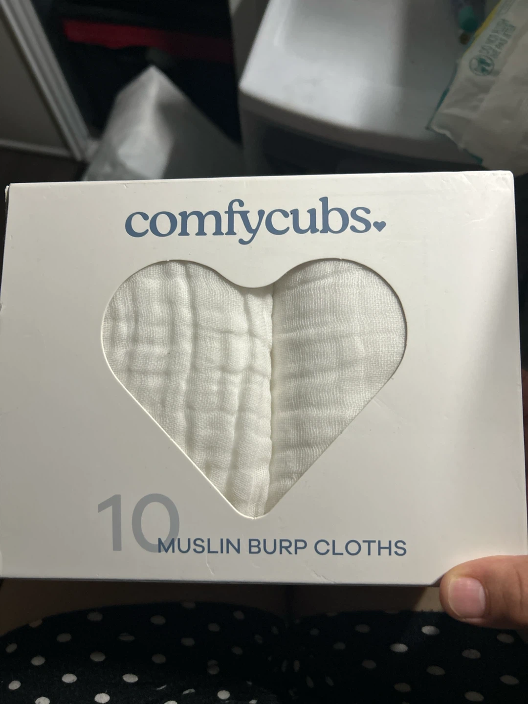 Comfy Cubs 10 Muslin Burp Cloths
