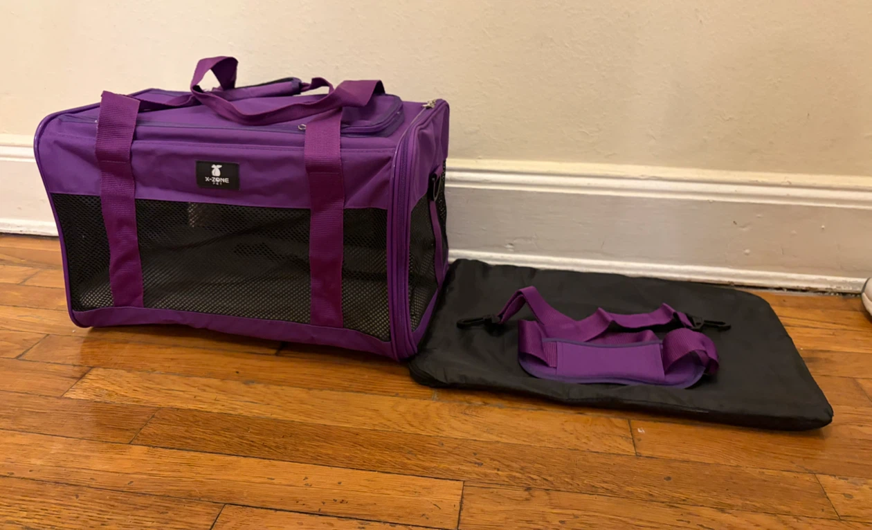 Purple Pet Carrier Bag