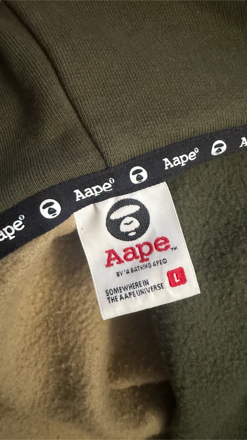 Authentic AAPE by A Bathing Ape Hoodie (Size L) | Worn Twice - photo 4