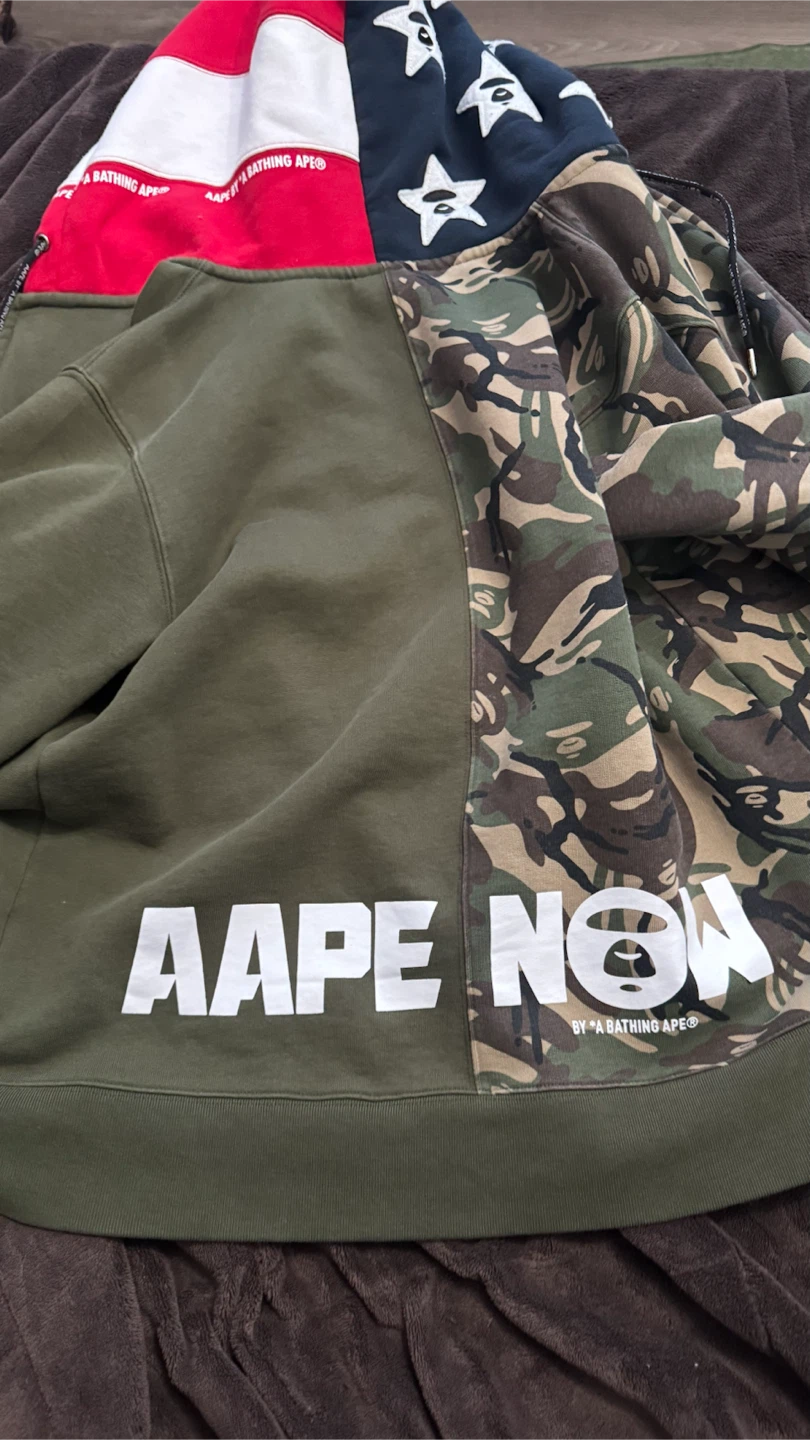Authentic AAPE by A Bathing Ape Hoodie (Size L) | Worn Twice - photo 5
