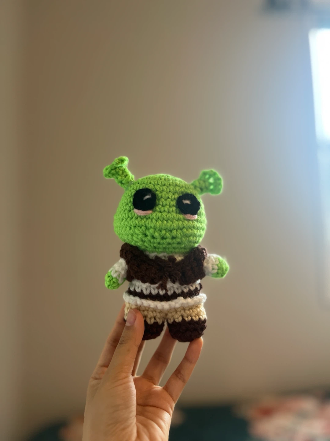 Crocheted Shrek Amigurumi toy - photo 3