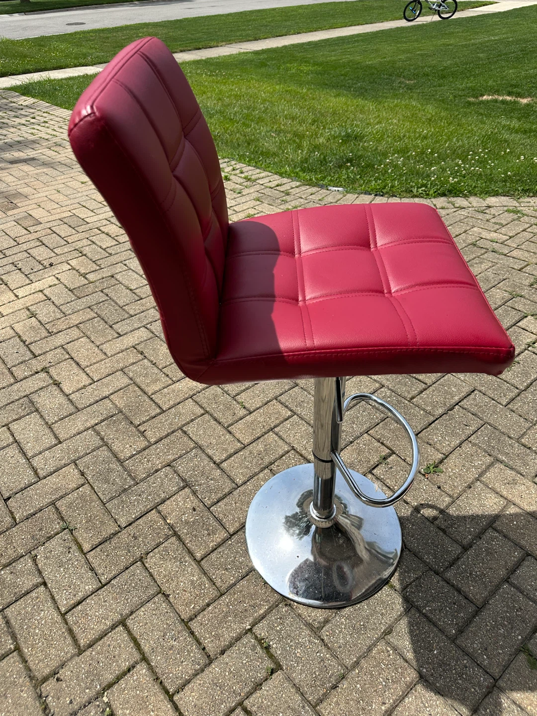 Red Bar Stool