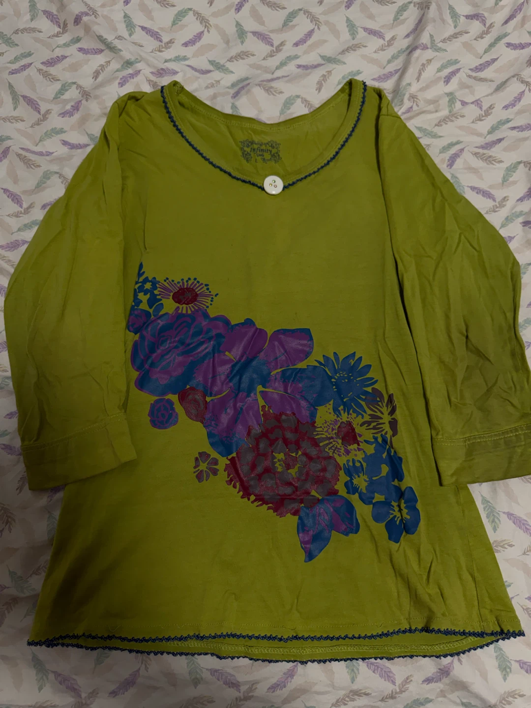 Infinity Girls Long Sleeve Shirt Size L