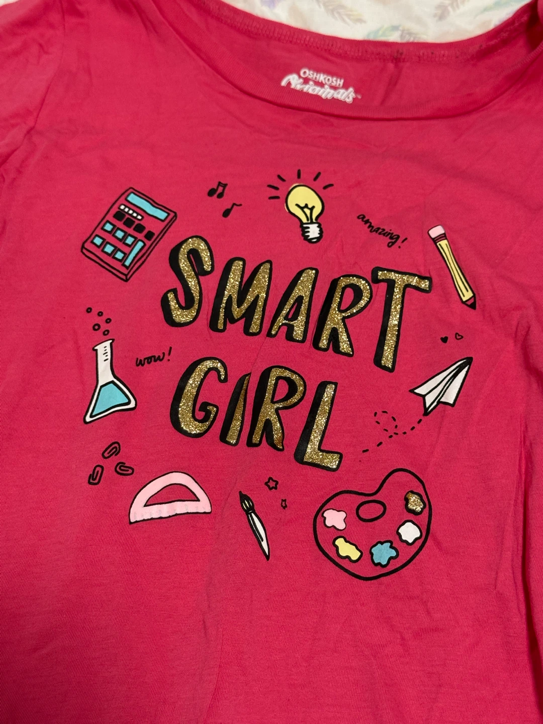 OshKosh B'gosh "Smart Girl" Long Sleeve Shirt Size 10/12 - photo 3