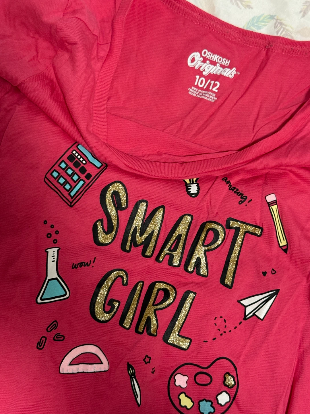 OshKosh B'gosh "Smart Girl" Long Sleeve Shirt Size 10/12 - photo 4