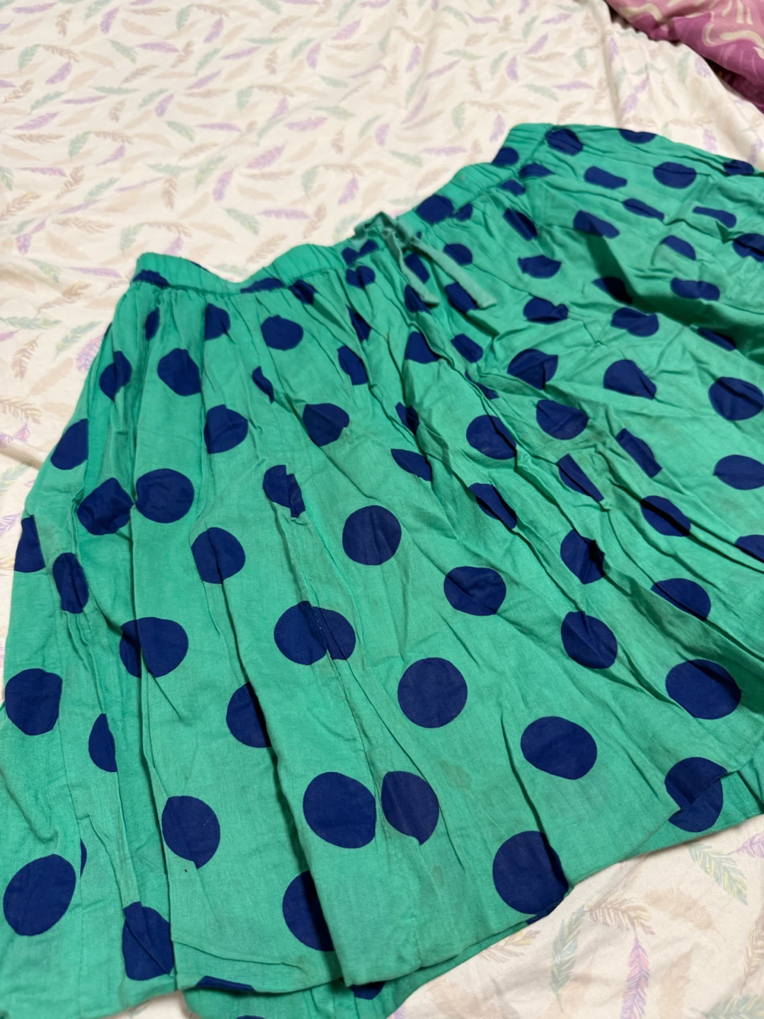 Newberry Green Polka Dot Skirt Size 10