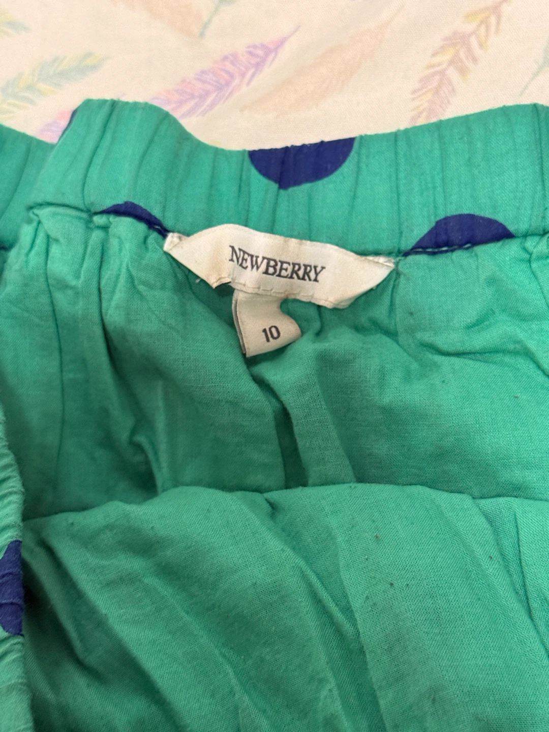 Newberry Green Polka Dot Skirt Size 10 - photo 4