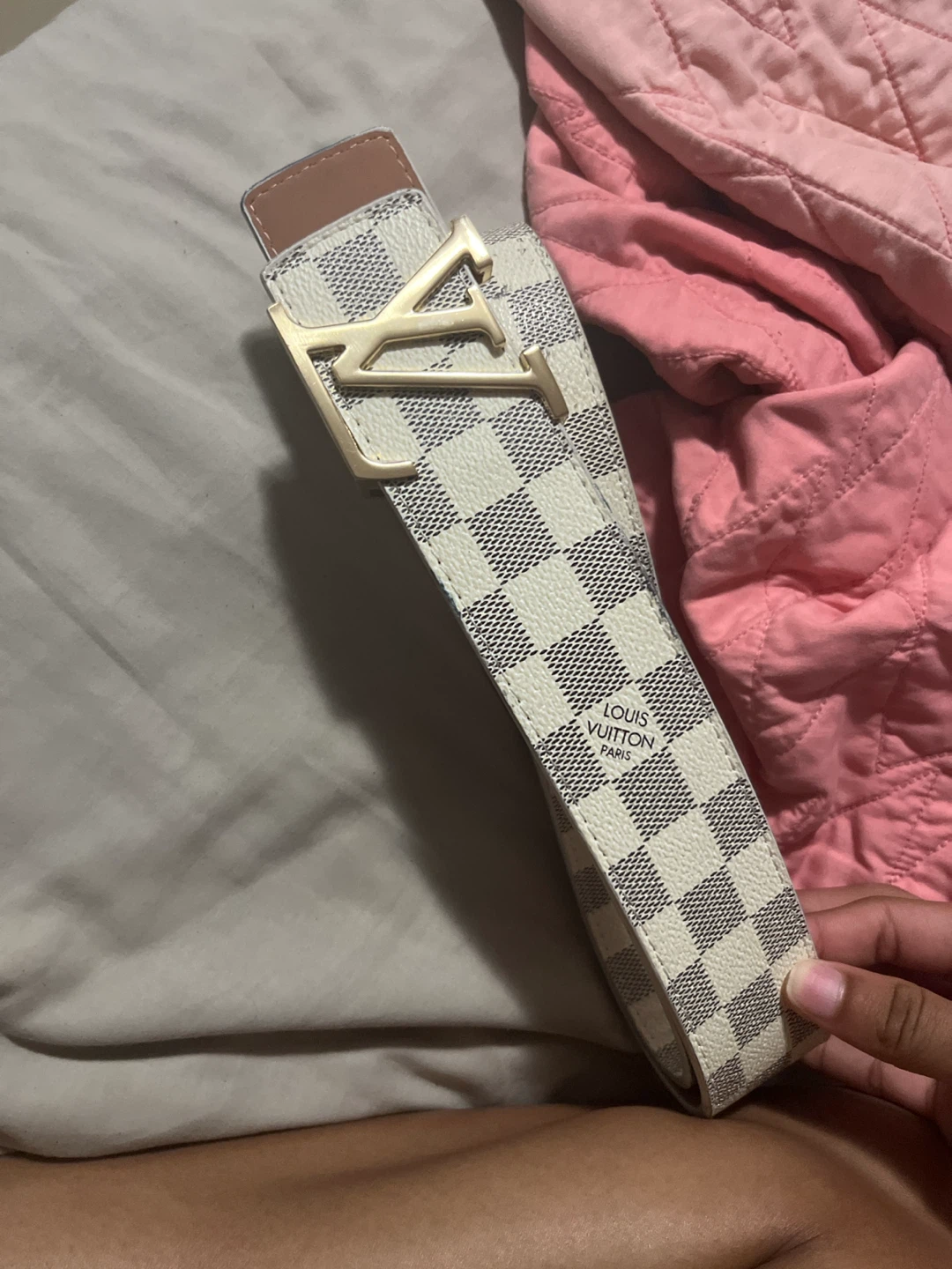 Louis Vuitton Damier Azur Belt