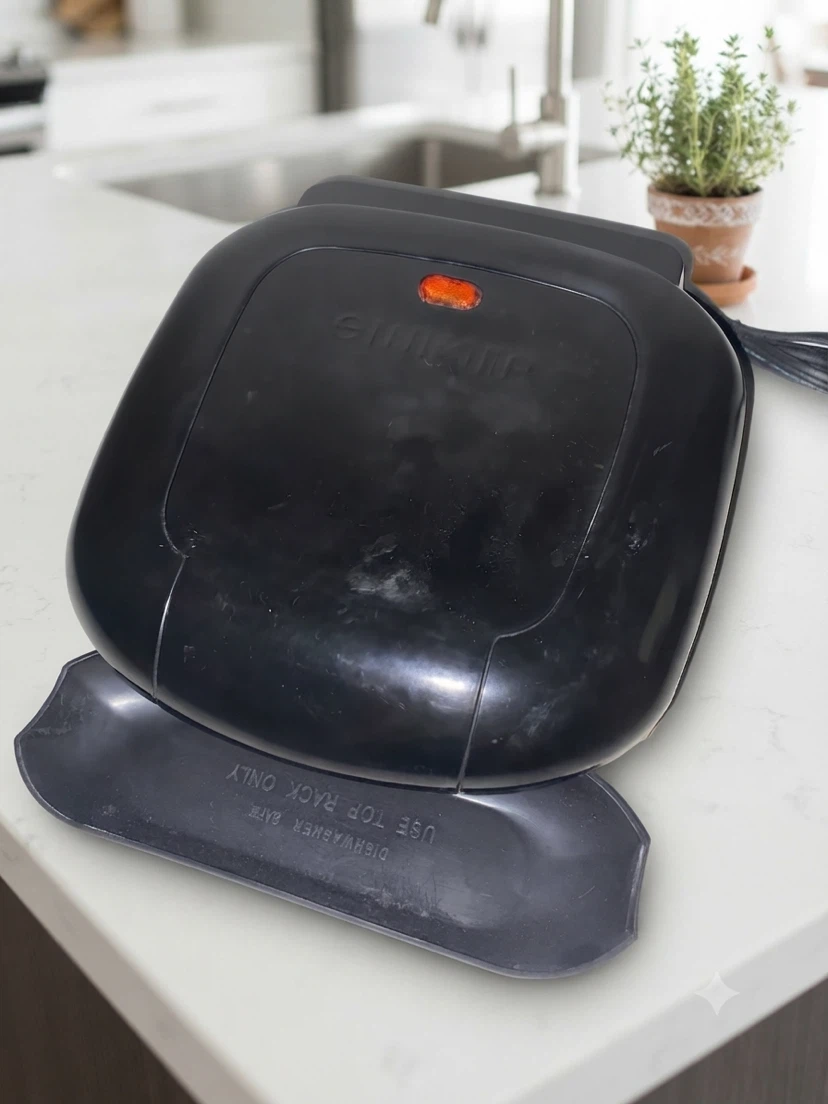 George Foreman Compact 2-Serving Indoor Grill & Panini Press